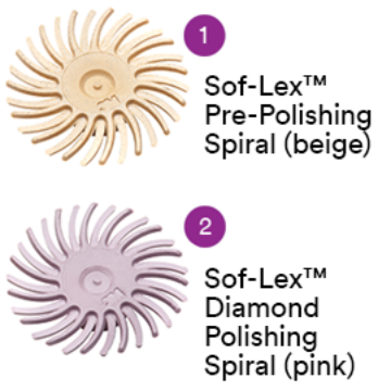 Sof-lex Spiral hjul beige 5090