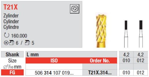 Amalgam fjerner bor T21X FG 012