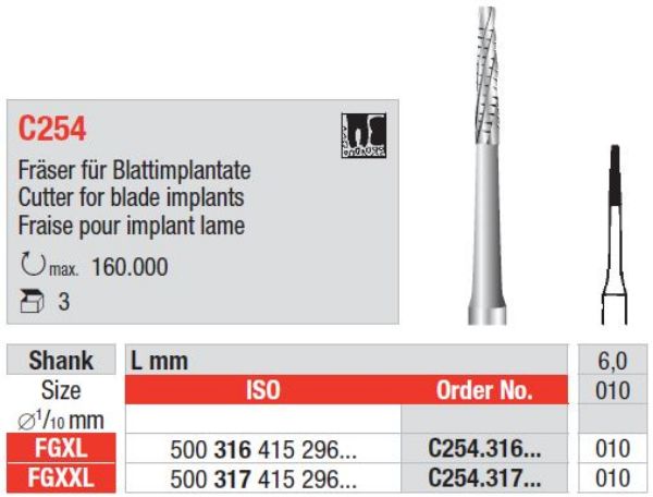Kirurgisk bor C254 316-010