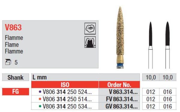 Diacut Diamant bor FV863 FG 012