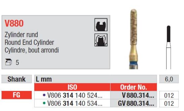 Diacut Diamant bor GV880 FG 012