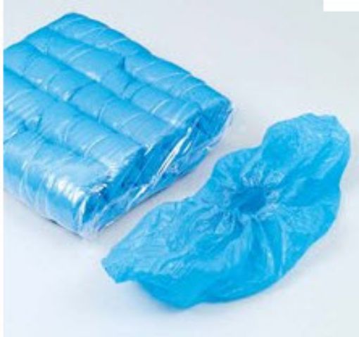 Skoovertrekk plast blå 4401