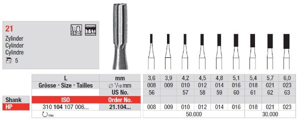 Stålbor Fig.21 HP 010