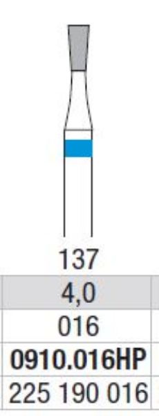 Hardmetall Freser Fig.137. 0910.016HP