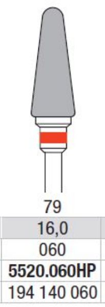 Hardmetall Freser 5520 060 HP