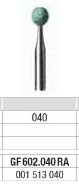 Polering GF602 040 RA stor rund