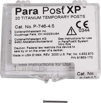 ParaPost XP Midlertidige stifter blå