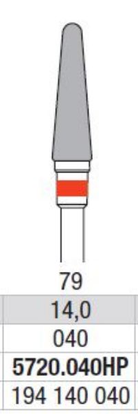 Hardmetall Freser Fig.79. 5720.040HP