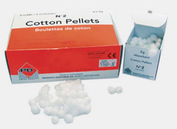 Bomullspellets nr 3 PD 4.3 Ø 33253