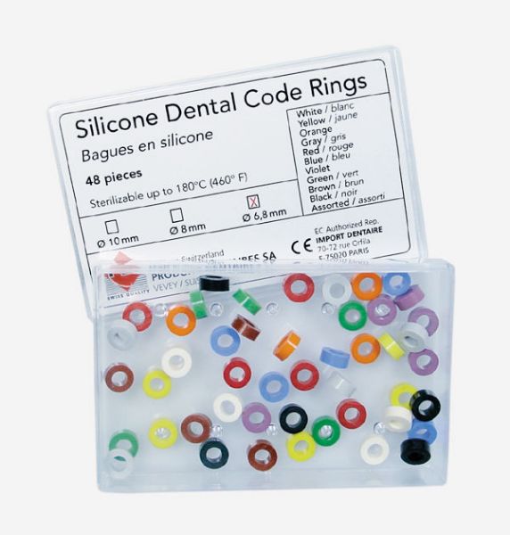 Markerings ringe til instrumenter røde 21383