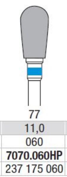 Hardmetall Freser 7070 060HP