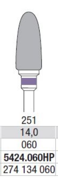 Hardmetall Freser Fig.5424 060HP