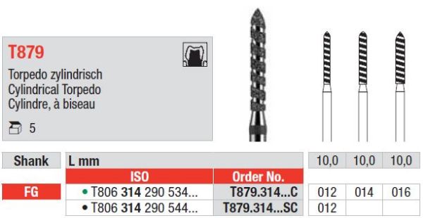 Turbodiamant bor T879 FG 012 SC