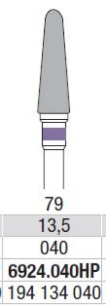 Hardmetall freser 6924 040HP