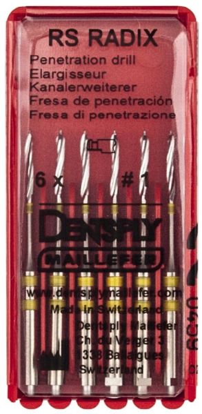 RS Radix-stifte Penetration Drill Nr.1 gul C0101