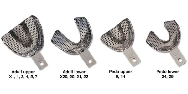 Avtrykksskjeer GC platineret metall str 4