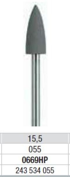 Polering 0669HP 055  lille flamme