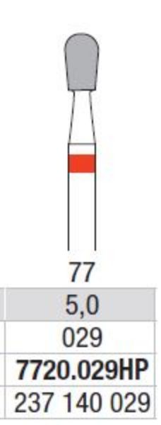 Hardmetall Freser Fig.77 7720.029HP