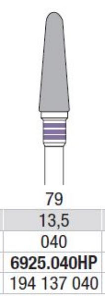 Hardmetall Freser Fig.79. 6925.040HP
