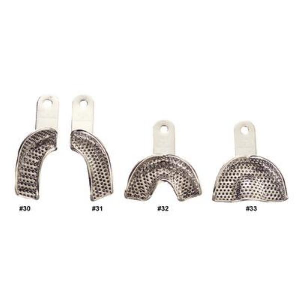 Avtrykksskjeer GC platineret metall str 32