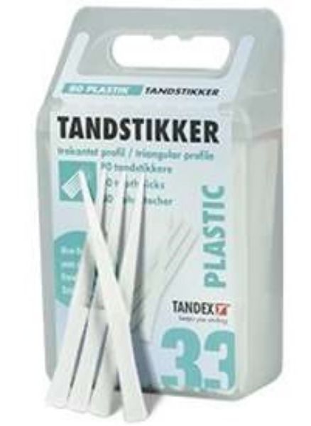 Tandex tannstikker plast