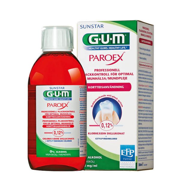GUM Paroex munnskyll 0,12%  CHX 1784 SCFA