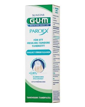 GUM Paroex tannkrem m/fluor 0,06%  CHX 1750