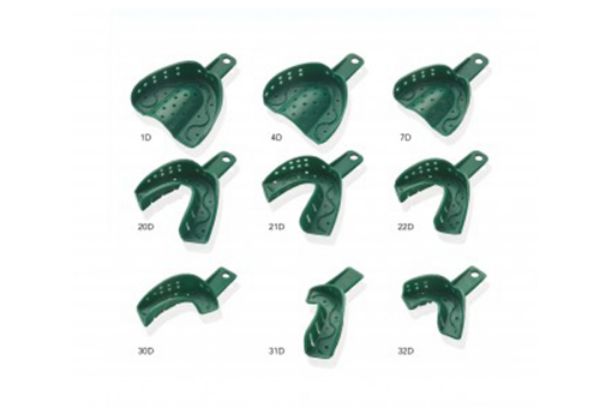 Spacer trays plast grønne 4D  250041