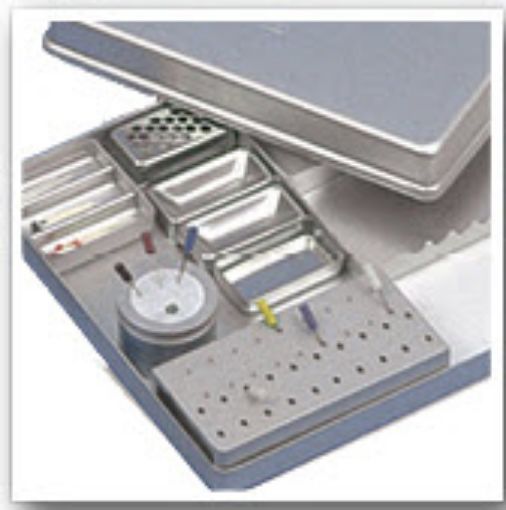 Endodontic tray grå aluminium 416355