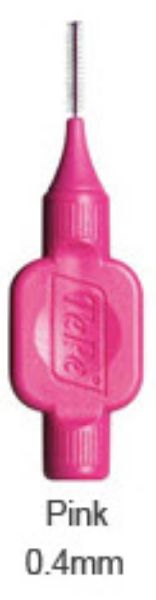 TePe mellomrumsbørste-klinikk rosa str 0