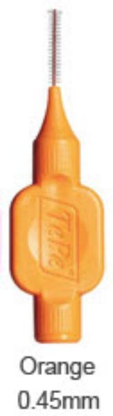 TePe mellomrumsbørste-klinikk orange str 1