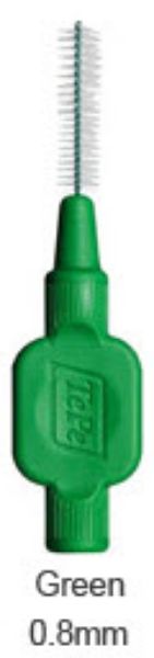 TePe mellomrumsbørste-klinikk grønn str 5