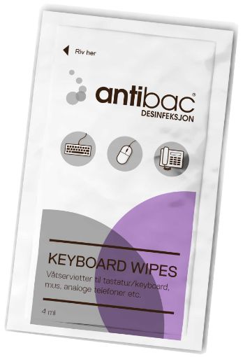 Antibac Keyboard Wipes 603025