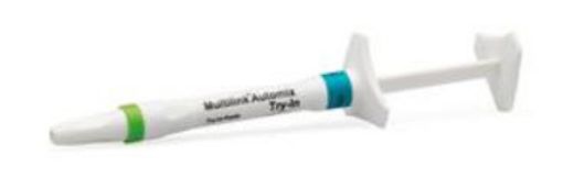 Multilink automix Try-in 645956, 1,7g sprøyte transparent- Dental Direct