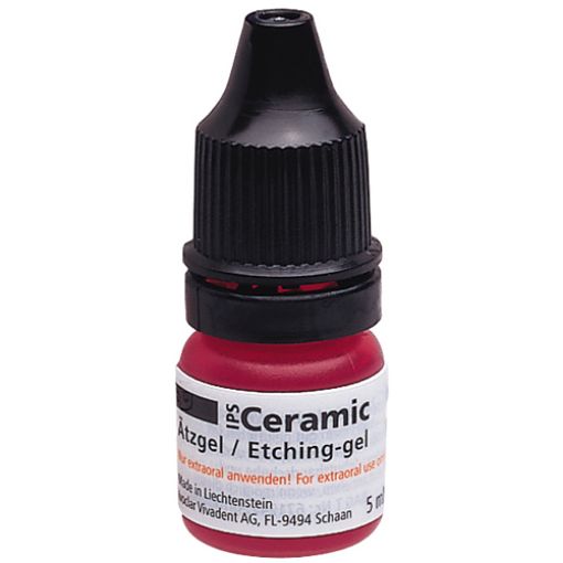 IPS Ceramic etching gel, 5, red, 5ml flaske, 531548 Dental Direct