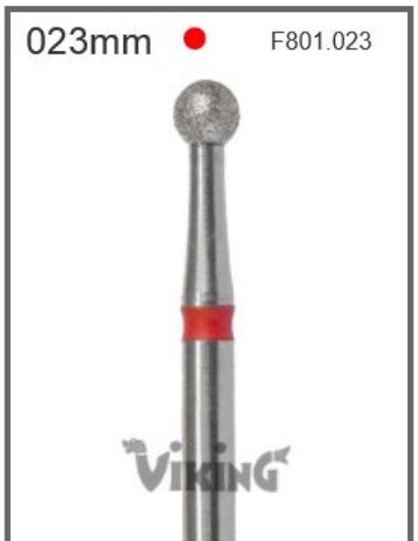 Diamant bor Viking F801 023 FG rund