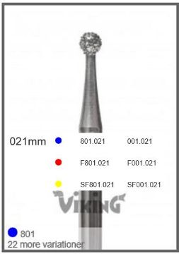 Diamant bor Viking SF801 021 FG rund