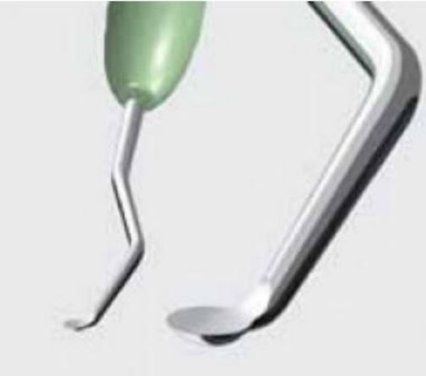 LM Ekscavator kontravinkelbøjd 2,0mm grønn