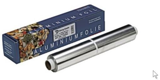 Aluminiumsfolie 16,5my
