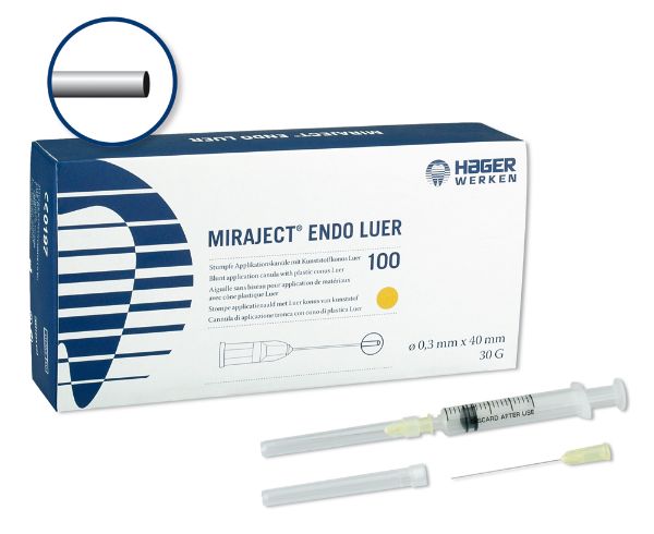 Miraject Endo Luer 25G Medium orange 254215