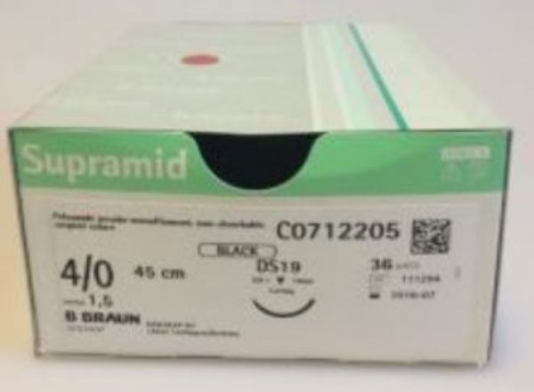 Supramid DS24 sutur 4/0 45cm 248675