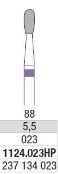 Hardmetall Freser Fig.24. 1124.023HP