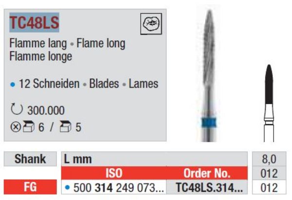 TC48LS  FG 012 Flamme long