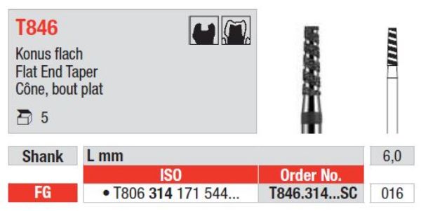Turbodiamant T846SC FG 016