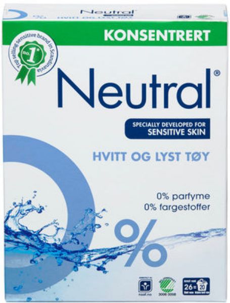 Neutral pulver compact