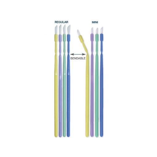 Premium disposable Brush applicators regular 7500, 100stk blå Dental Direct