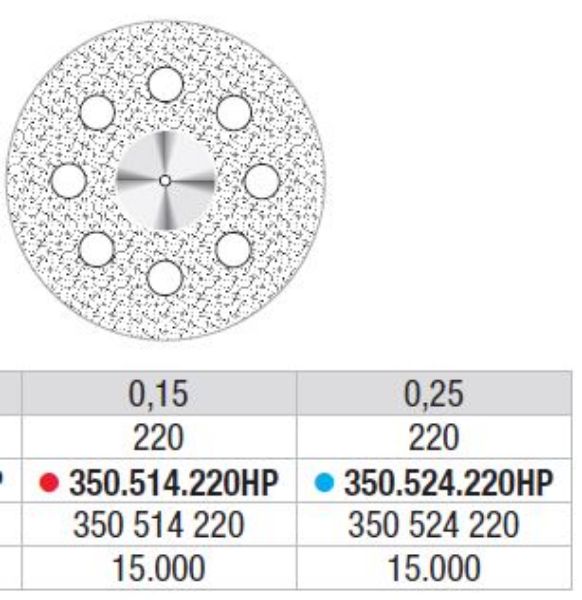 Diamond Discs 350 524 220HP