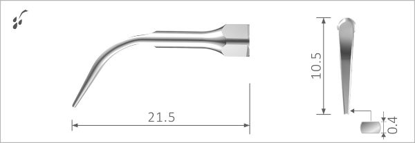 Ultrasonic Scalertips Sirona Style GS4