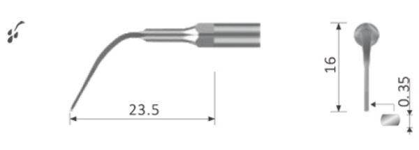 Ultrasonic Piezosoft/ Piezoled PerioSlim k203