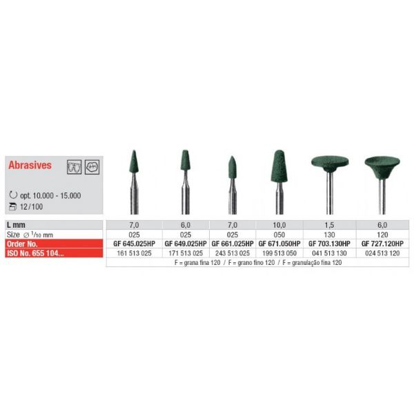 Abrasives GF 727 120 HP